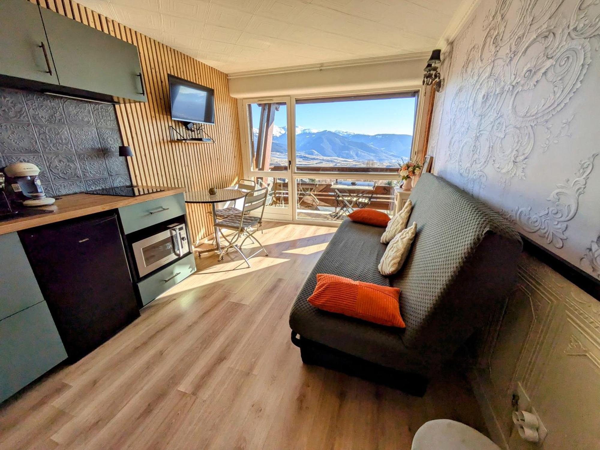 Le Ptit Cocon Apartment Font-Romeu-Odeillo-Via Luaran gambar